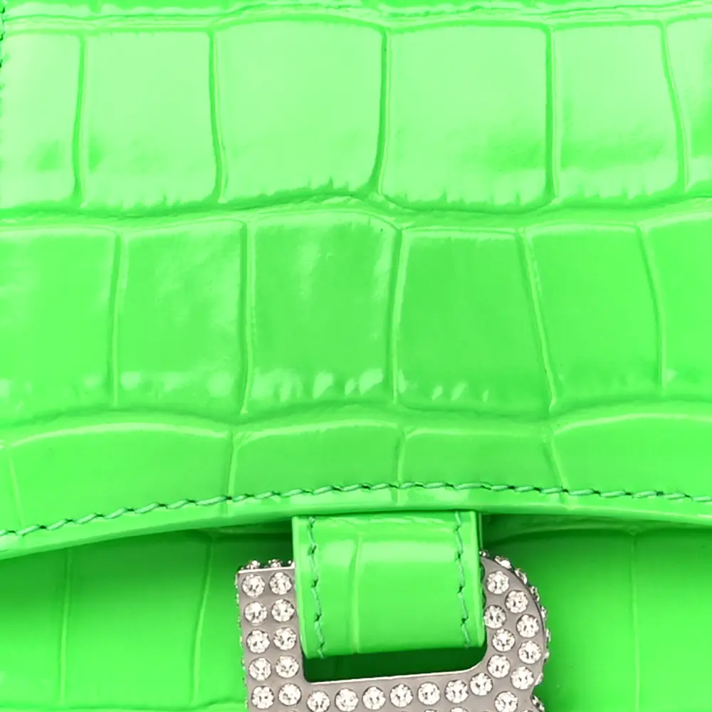 Superfake Balenciaga XS Hourglass Handbag with Strass Details - Image 9