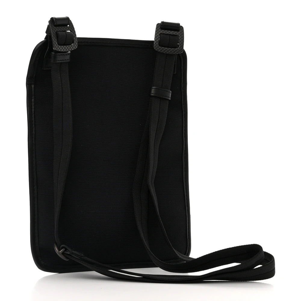 Superfake Black Nappa Leather High-Tech Pouch Replica - Image 3
