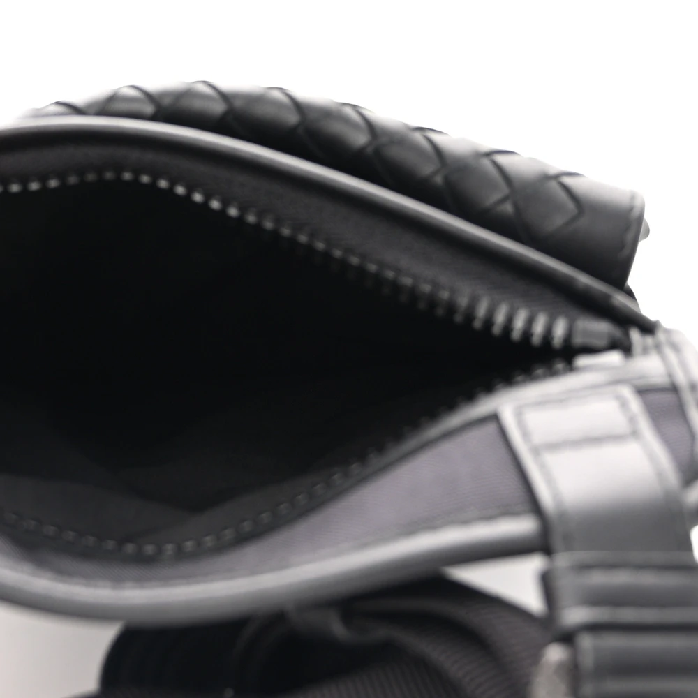 Superfake Black Nappa Leather High-Tech Pouch Replica - Image 7