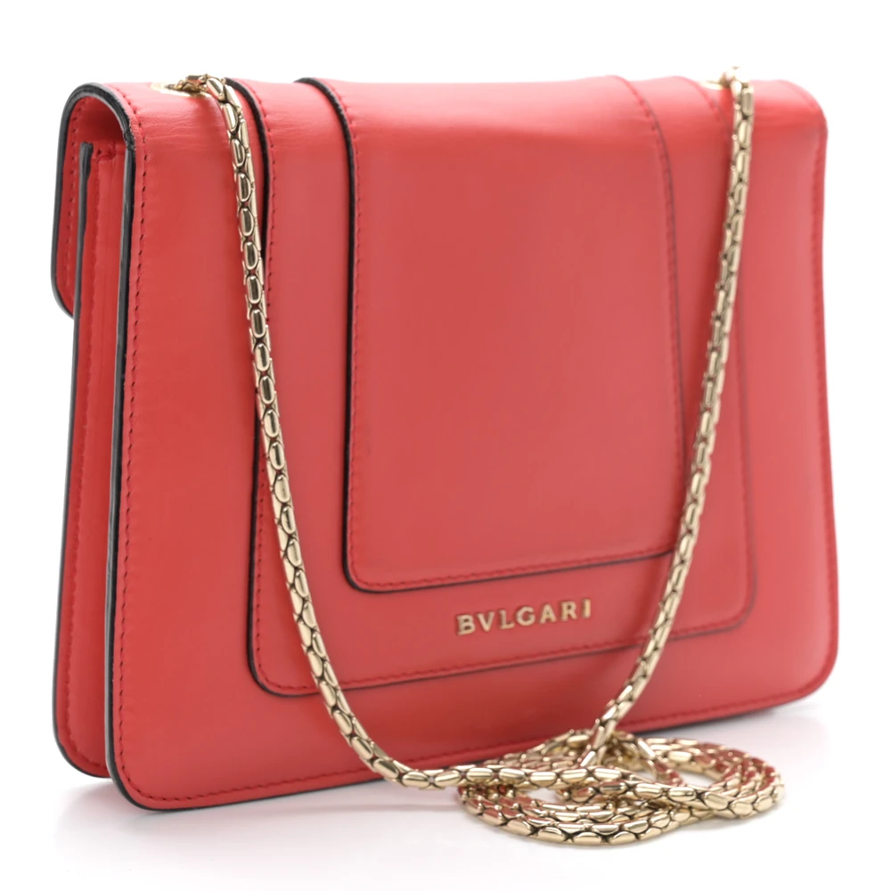 Mirror Quality Bvlgari Replica Handbags – Red Serpenti Mini Bag - Image 3
