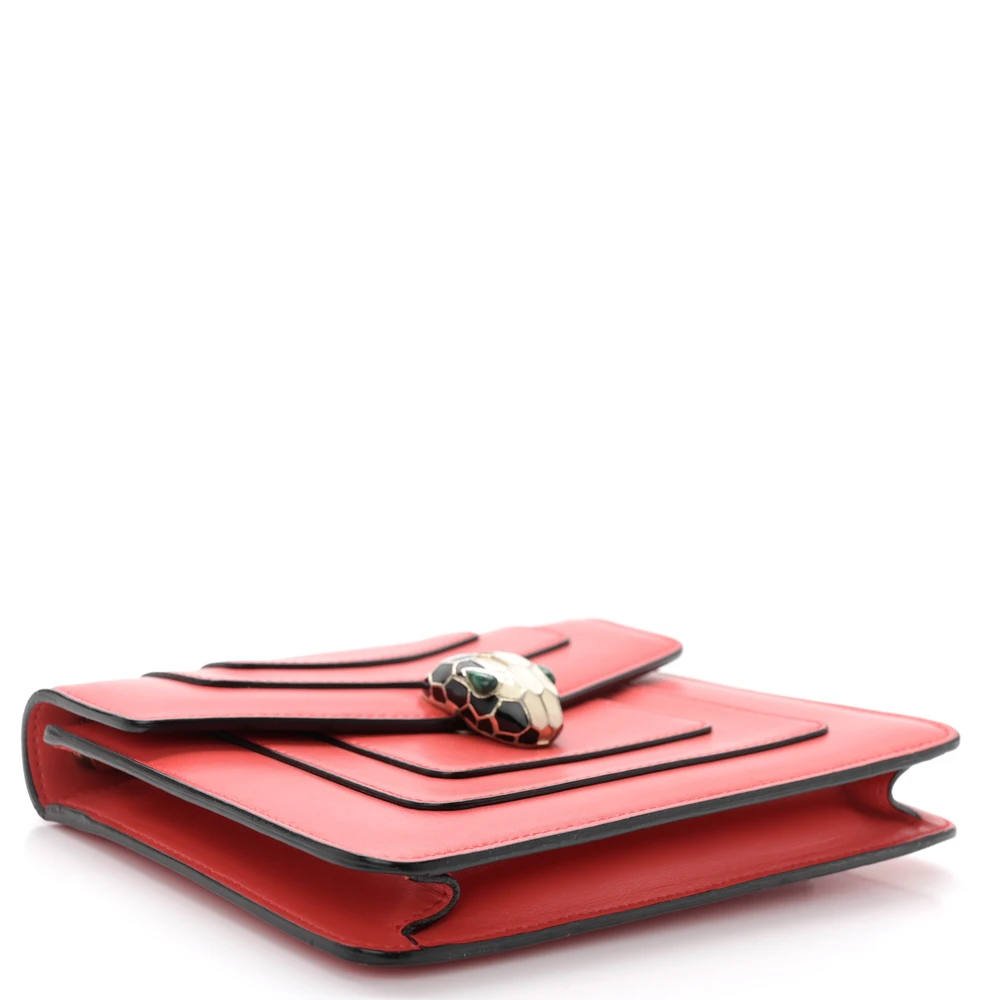 Mirror Quality Bvlgari Replica Handbags – Red Serpenti Mini Bag - Image 6