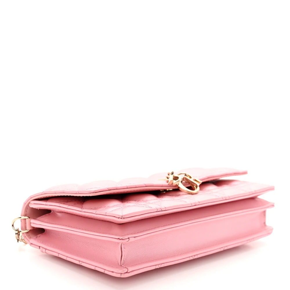 Mirror Quality Replica Dior Mini My Dior Clutch in Antique Pink - Image 6