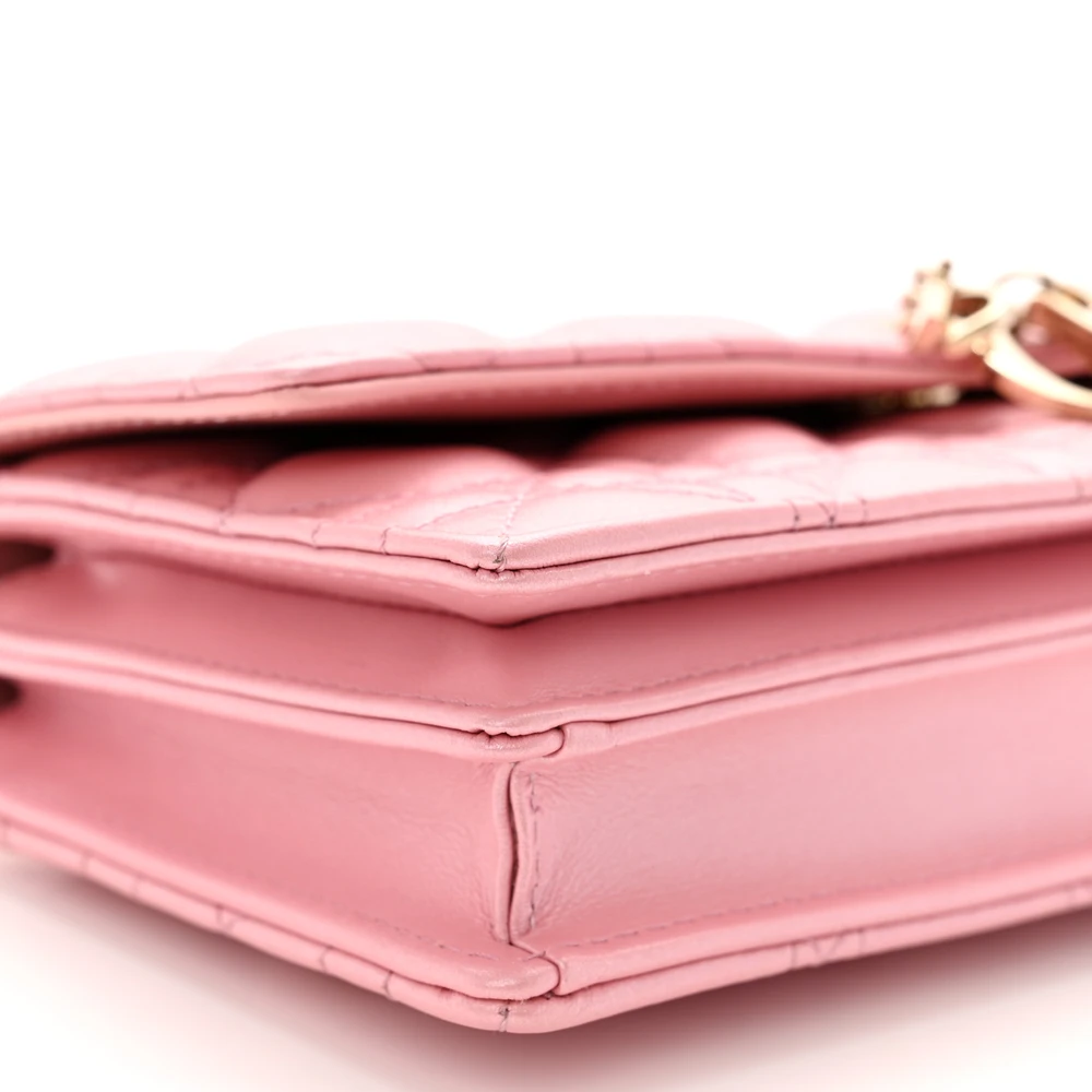 Mirror Quality Replica Dior Mini My Dior Clutch in Antique Pink - Image 4
