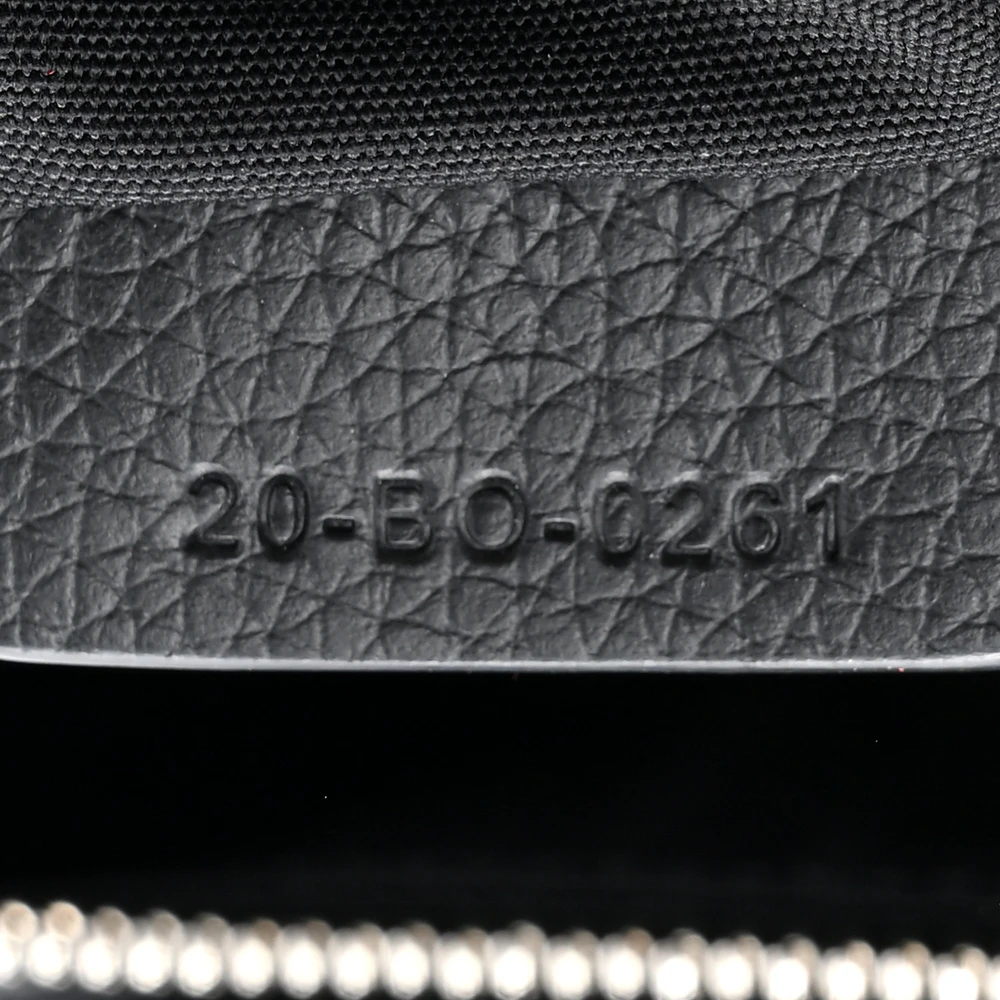Black Grained Leather Dior Saddle Bag - Mirror Quality Replica - Image 9