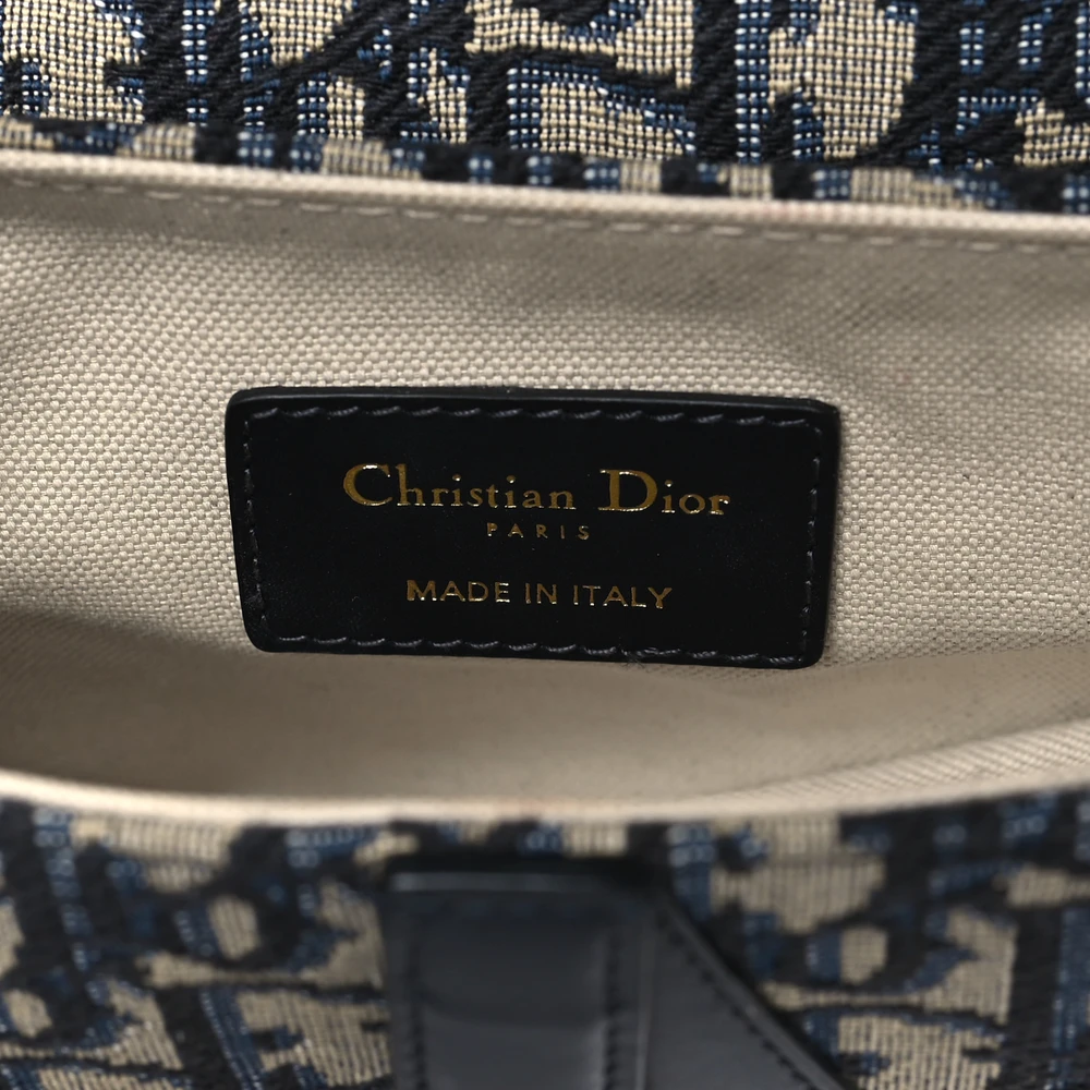 Flawless Replica Dior Saddle Bag – Mirror Quality in Blue Oblique - Image 2
