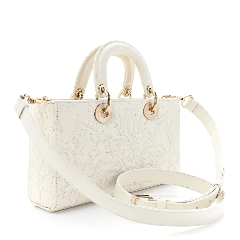 Mirror Quality Replica Dior Lady D-Joy Handbag in Ornamental White - Image 3