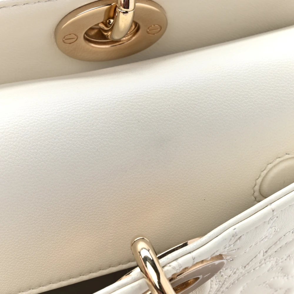 Mirror Quality Replica Dior Lady D-Joy Handbag in Ornamental White - Image 11