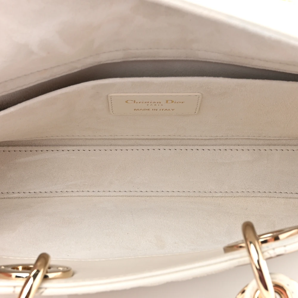Mirror Quality Replica Dior Lady D-Joy Handbag in Ornamental White - Image 9