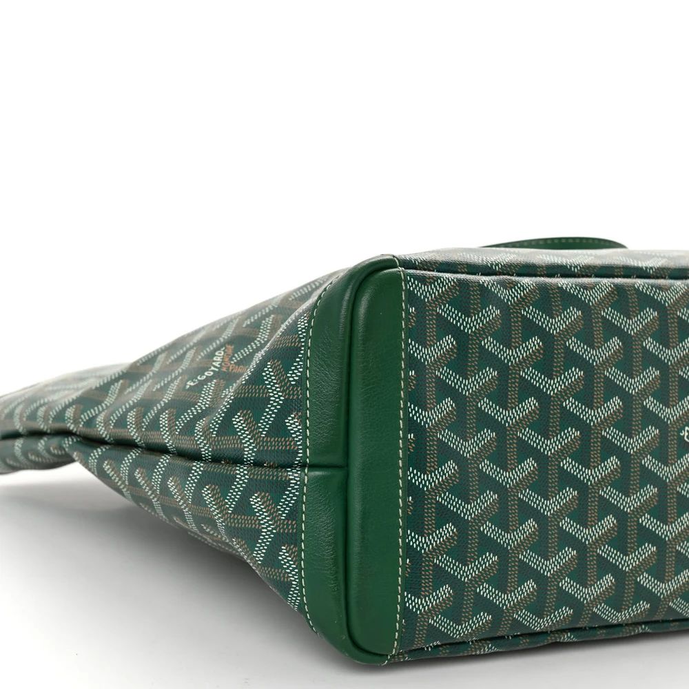 Discover Mirror-Quality Goyard Handbags – Green Canvas Edition - Image 4