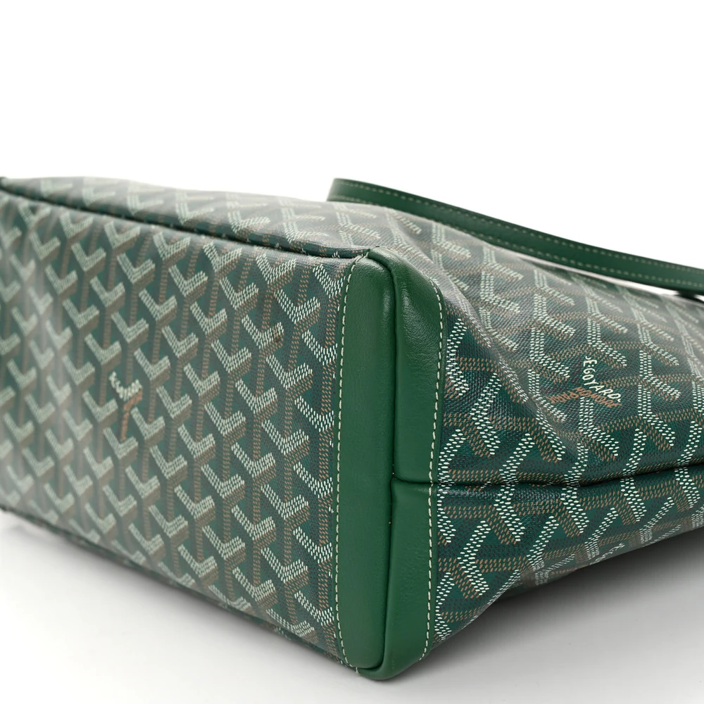 Discover Mirror-Quality Goyard Handbags – Green Canvas Edition - Image 3
