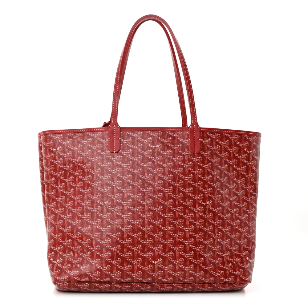 Goyard Red Goyardine Canvas Isabelle PM Front replica handbags