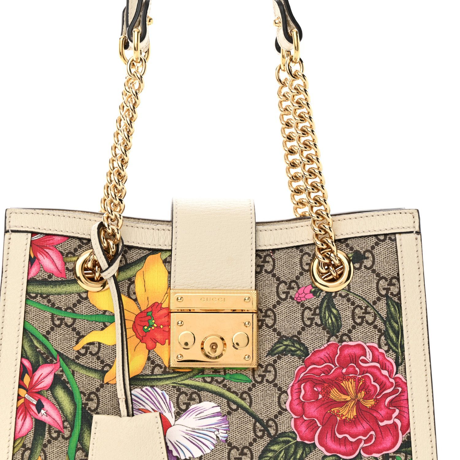 Mirror Quality Replica Gucci GG Supreme Canvas Handbag – Aged Gold Hardware - Image 9