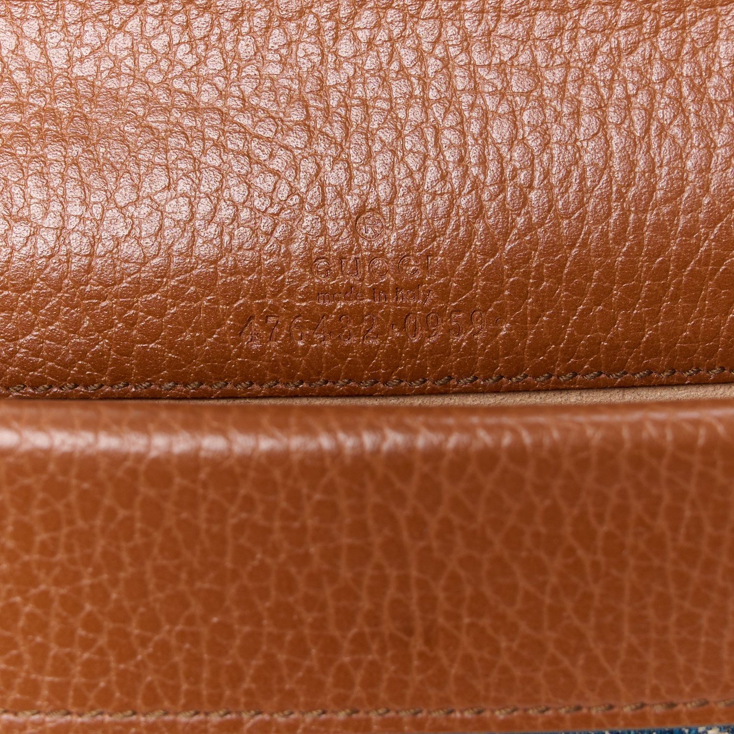 Electric Blue GG Monogram Superfake Handbag by Gucci Replica - Image 2