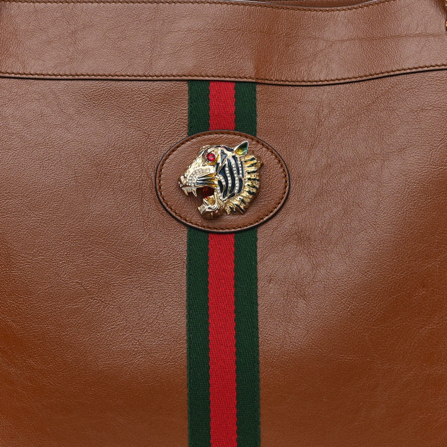 Superfake Gucci Handbags – Rajah Chain Tote in Calfskin Leather - Image 9