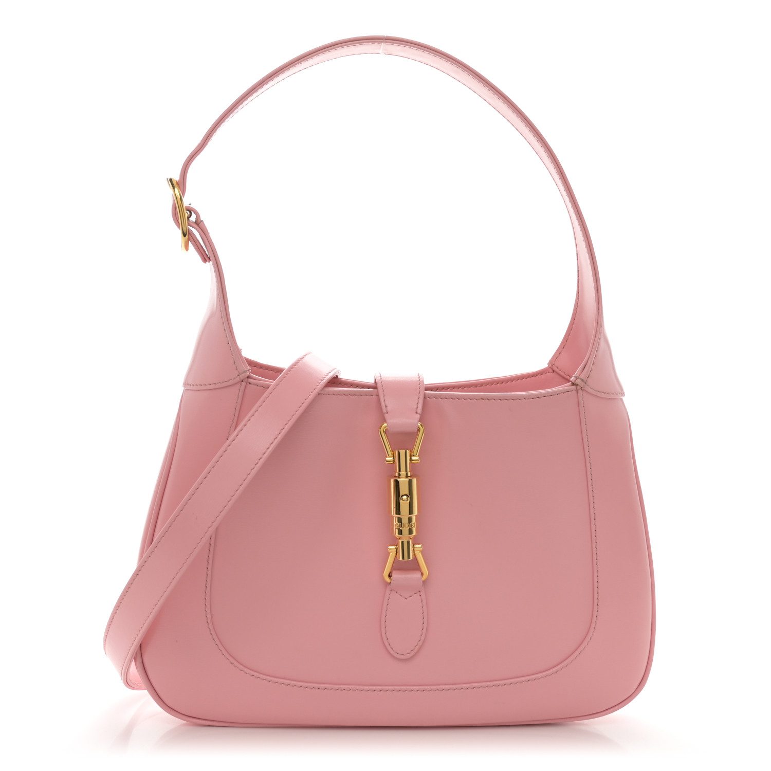 Gucci Wild Rose Boarded Dyana Lux Calfskin Leather Small Jackie 1961 Hobo Gold Hardware Front replica handbag