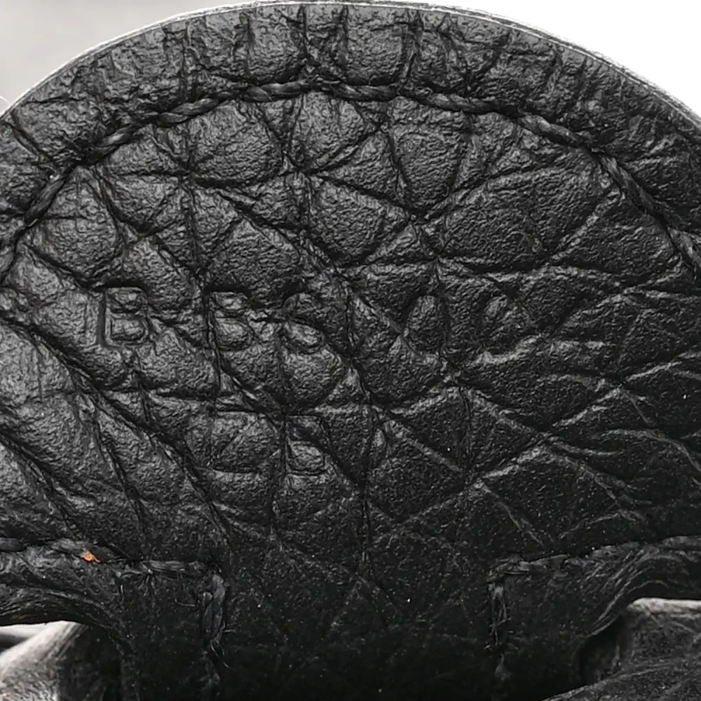Hermès Black Taurillon Clemence Leather Evelyne III PM Palladium Silver Hardware Replicas - Image 8