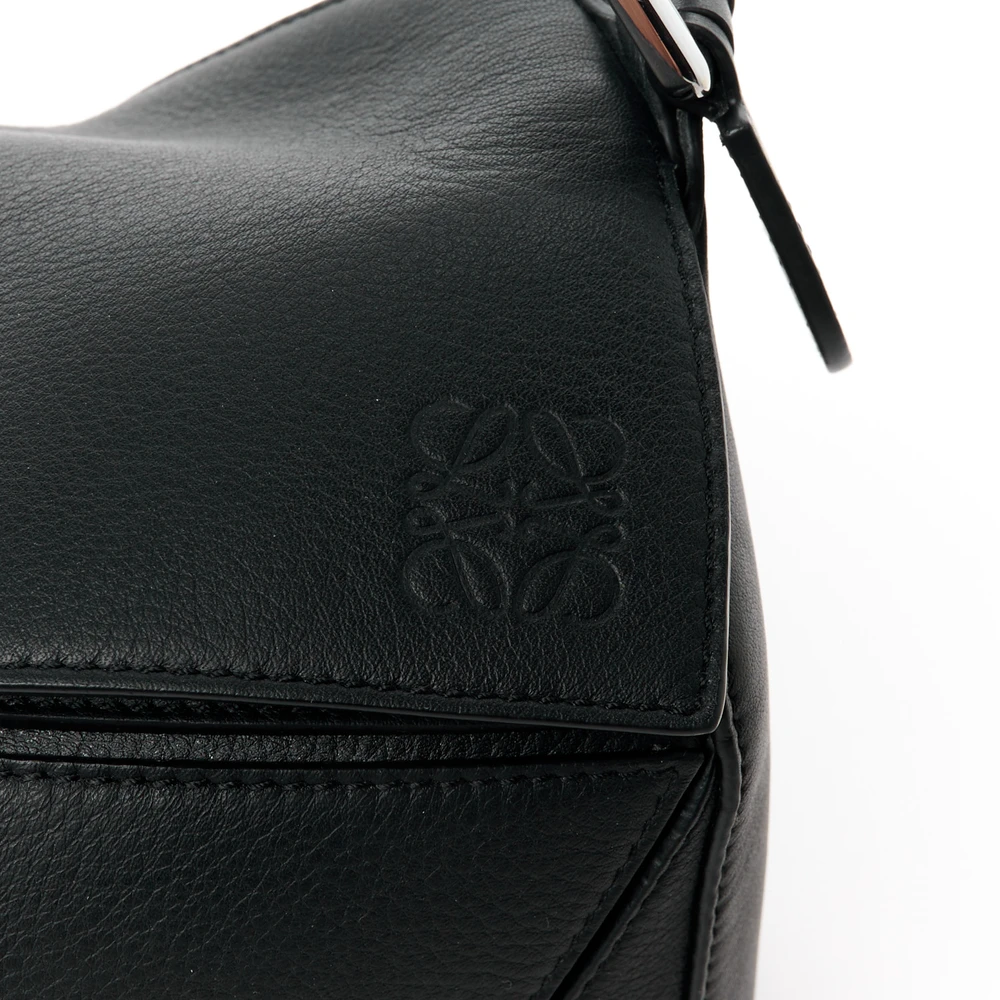 Loewe Black Calfskin Leather Medium Puzzle Bag Rep - Image 8