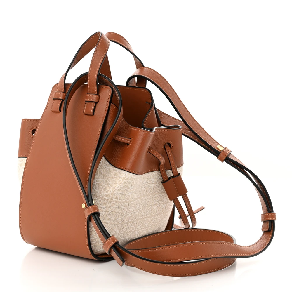 Loewe Mini Hammock Bag Superfake in Calfskin & Canvas - Image 3