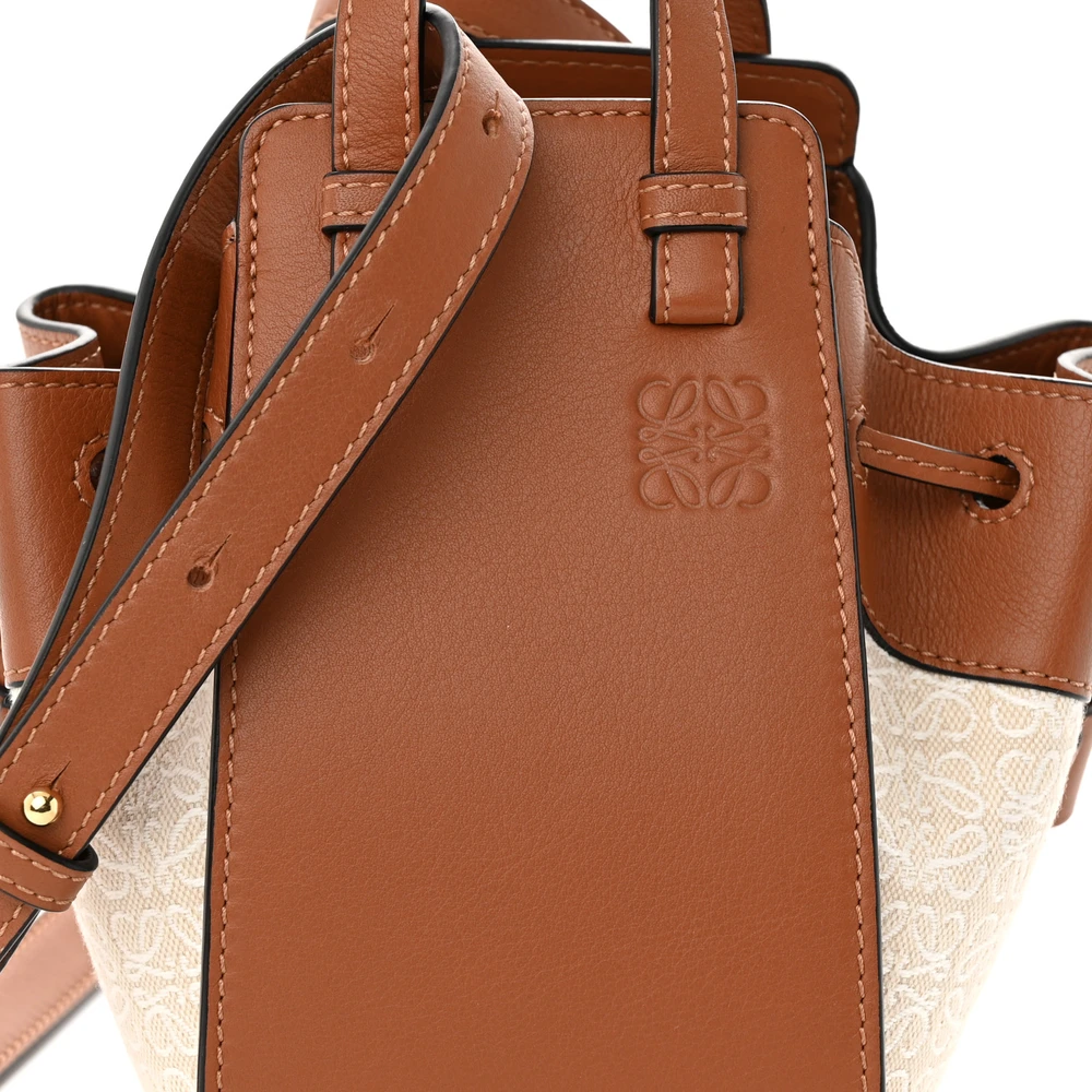 Loewe Mini Hammock Bag Superfake in Calfskin & Canvas - Image 8