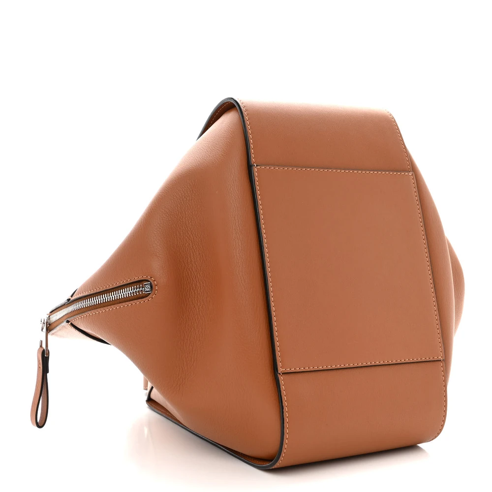 Mirror Quality Loewe Tan Calfskin Hammock Bag Replica - Image 6
