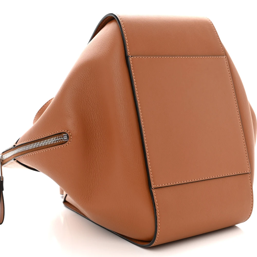 Mirror Quality Loewe Tan Calfskin Hammock Bag Replica - Image 5
