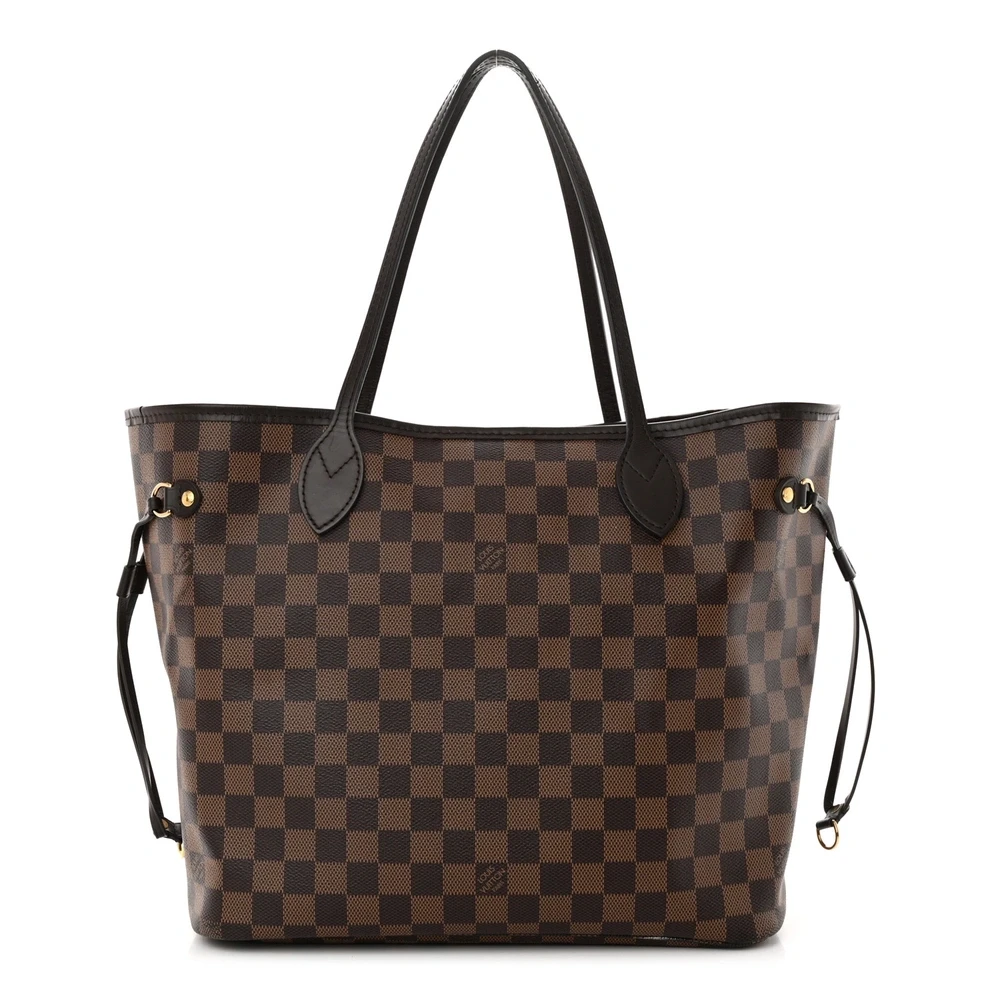 Louis Vuitton Damier Ebene Canvas Neo Neverfull MM Front replica handbags