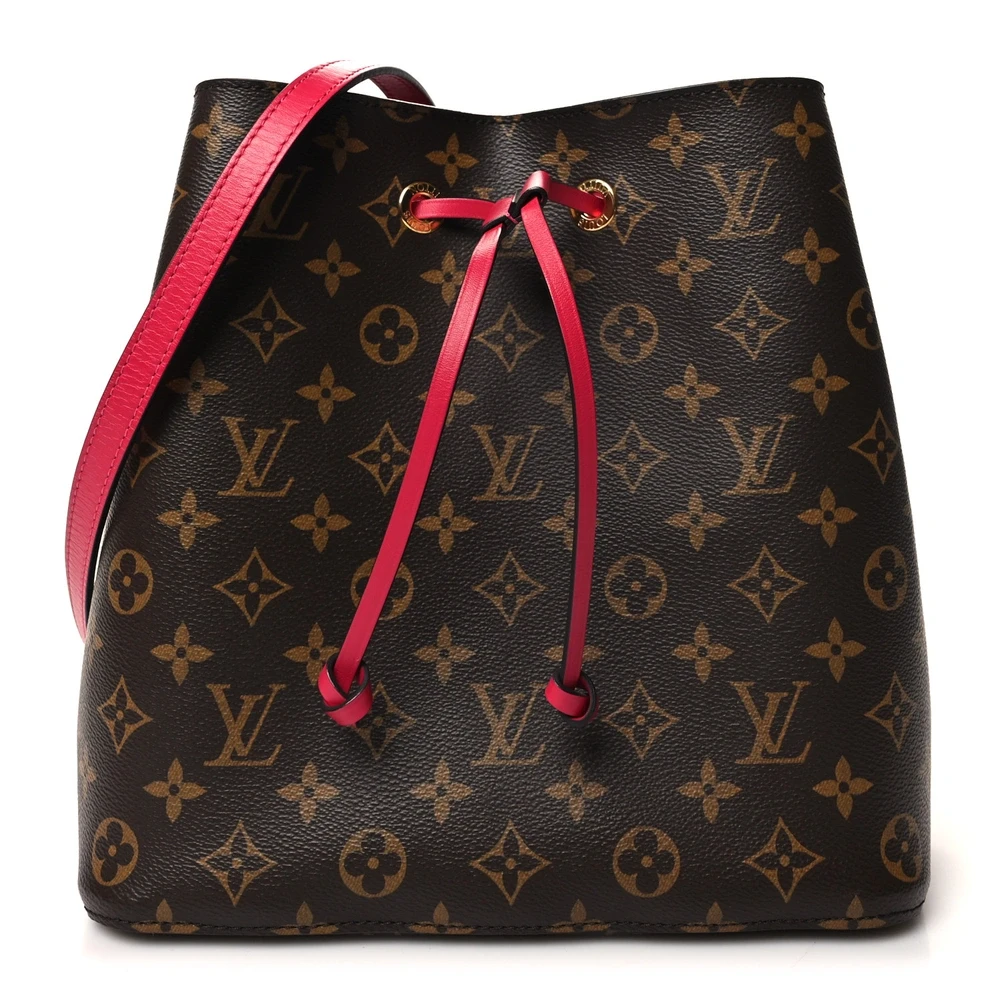 Louis Vuitton Freesia Monogram Canvas NeoNoe MM Front replica handbags