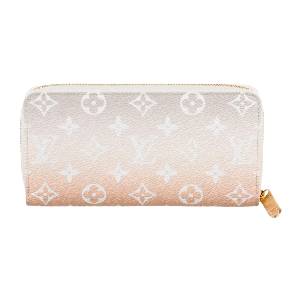 Replica Louis Vuitton Wallet in Grey and Orange Monogram Canvas - Image 2