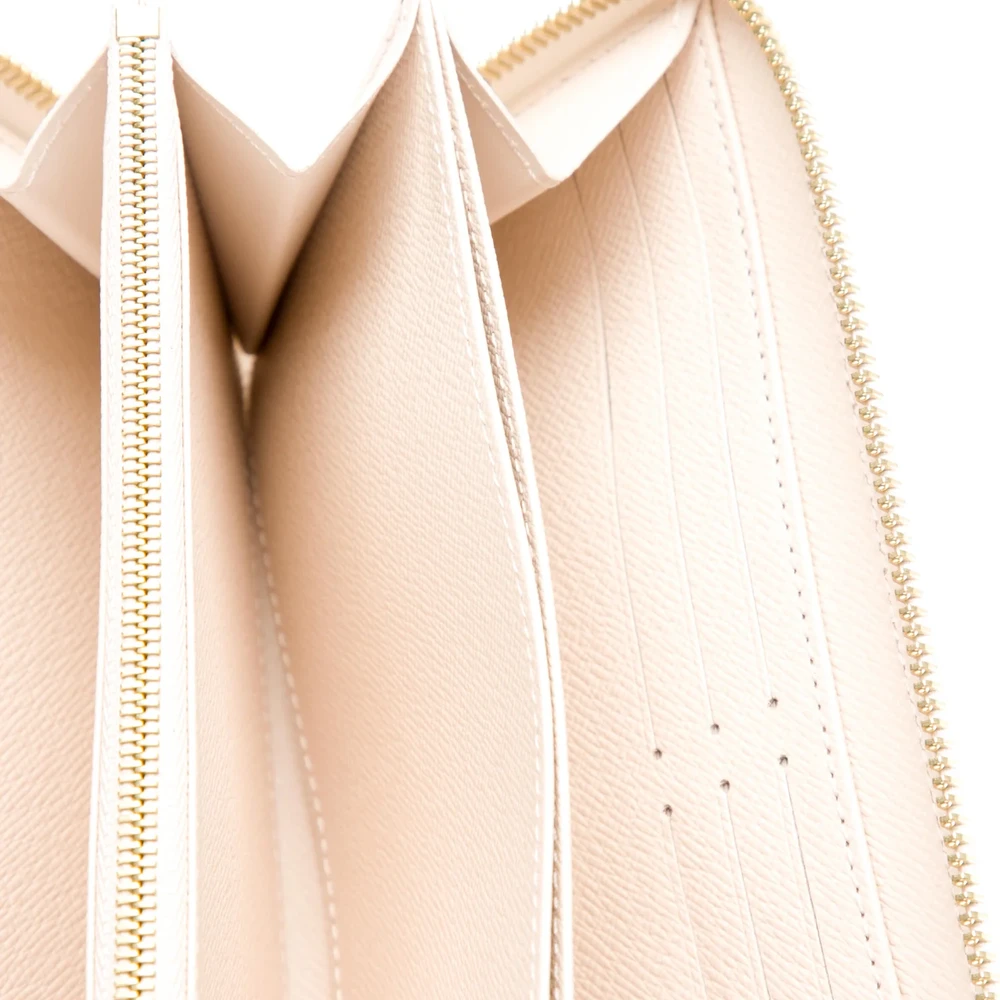 Replica Louis Vuitton Wallet in Grey and Orange Monogram Canvas - Image 3