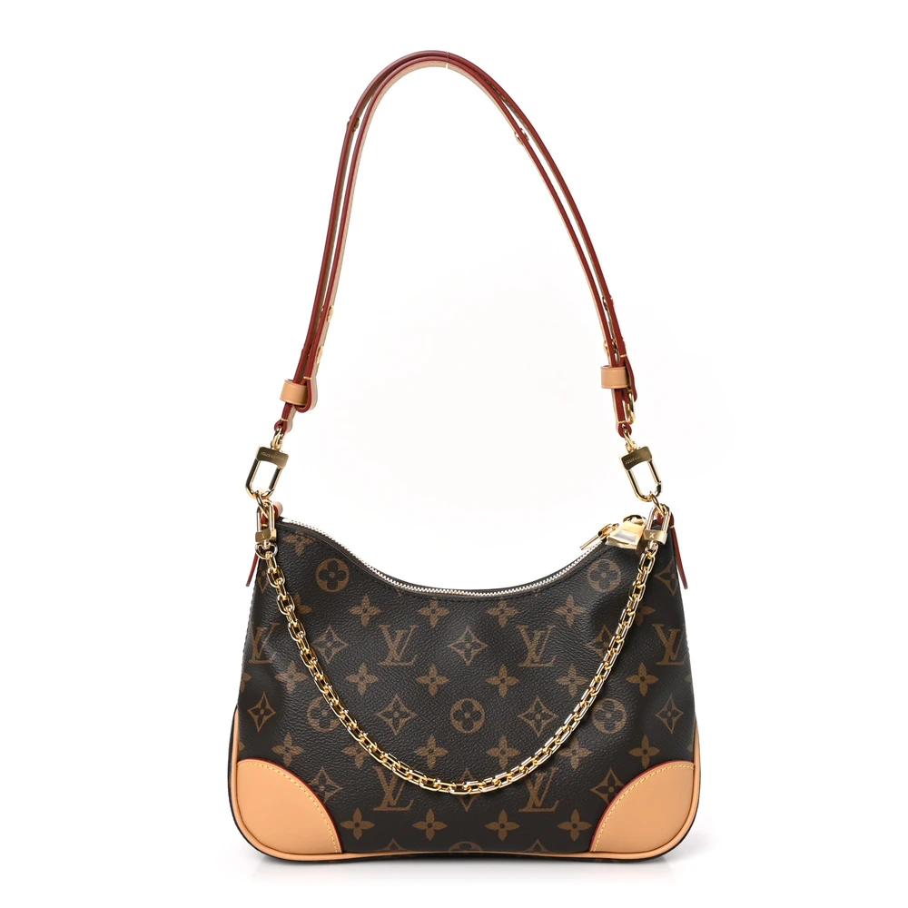 Louis Vuitton Monogram Canvas Boulogne NM MM Front replica handbags