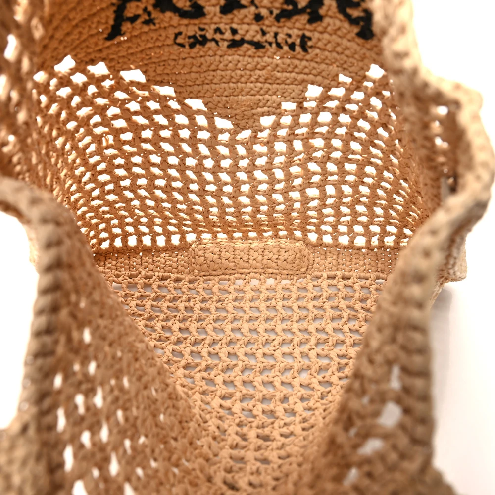 Mirror Quality Replica Prada Naturale Raffia Tote – Perfect Handbags - Image 7