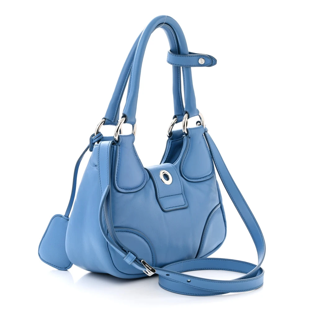 Prada Onda Nappa Leather Moon Bag - Superfake Handbags Edition - Image 3