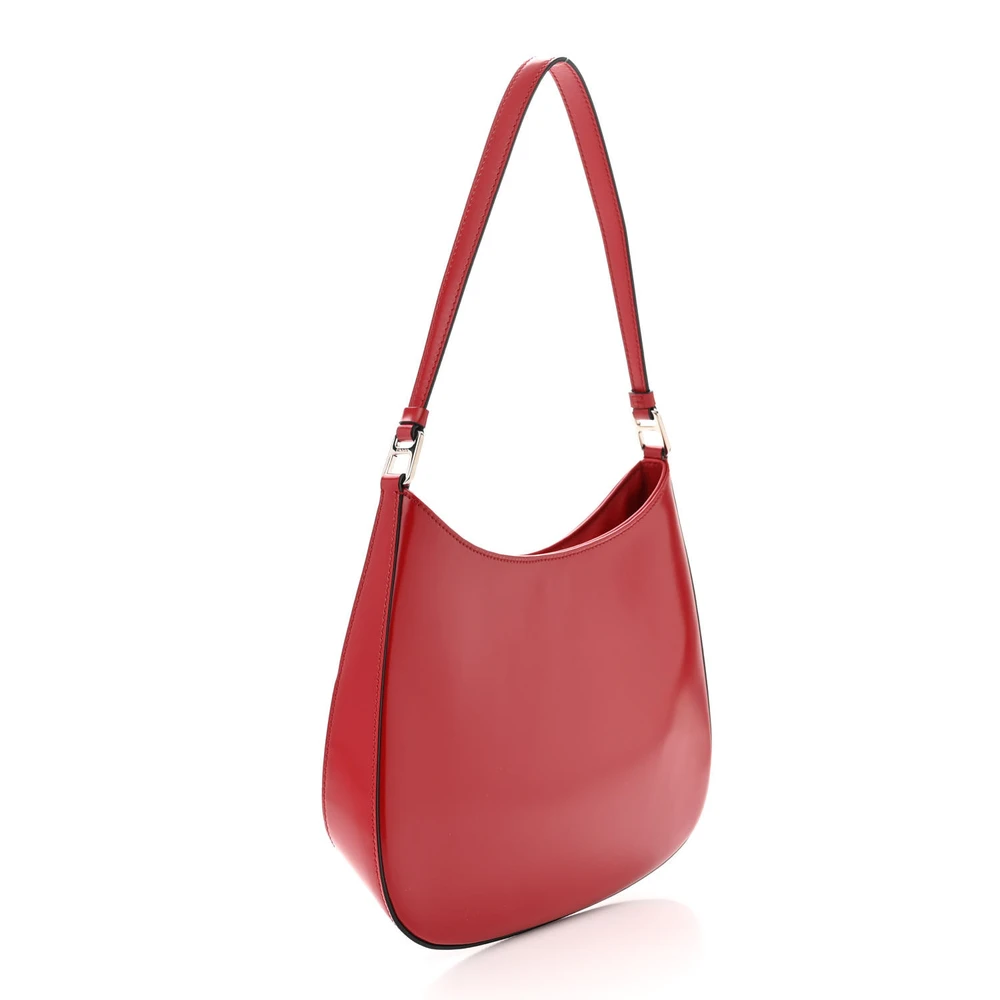 Mirror Quality Replica Prada Cleo Shoulder Bag – Scarlatto & Black - Image 3