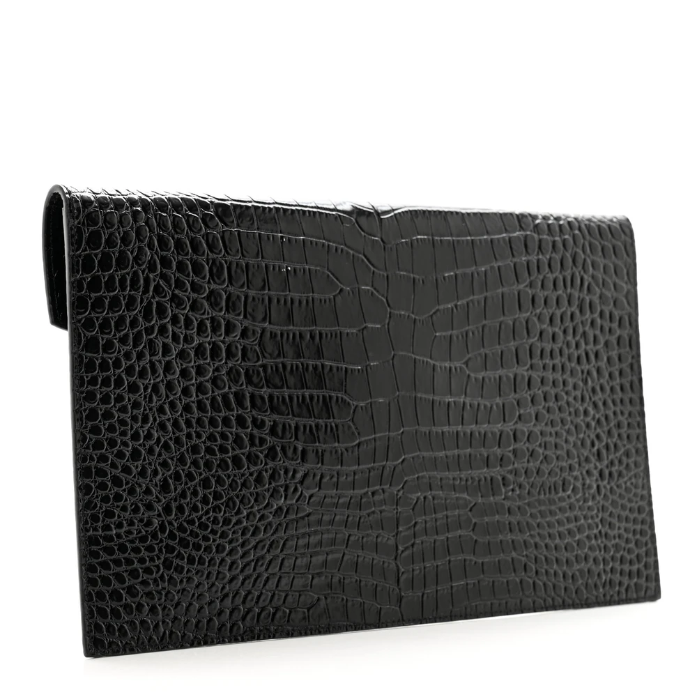 Premium Superfake Saint Laurent Uptown Clutch with Mirror Quality - Image 3