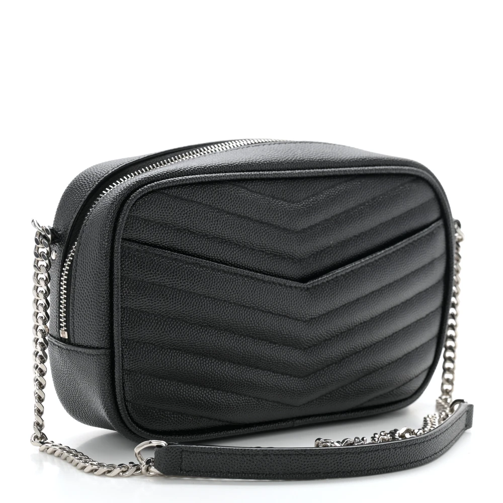 Saint Laurent Black Mini Lou Bag – Mirror Quality Replica Handbags - Image 3