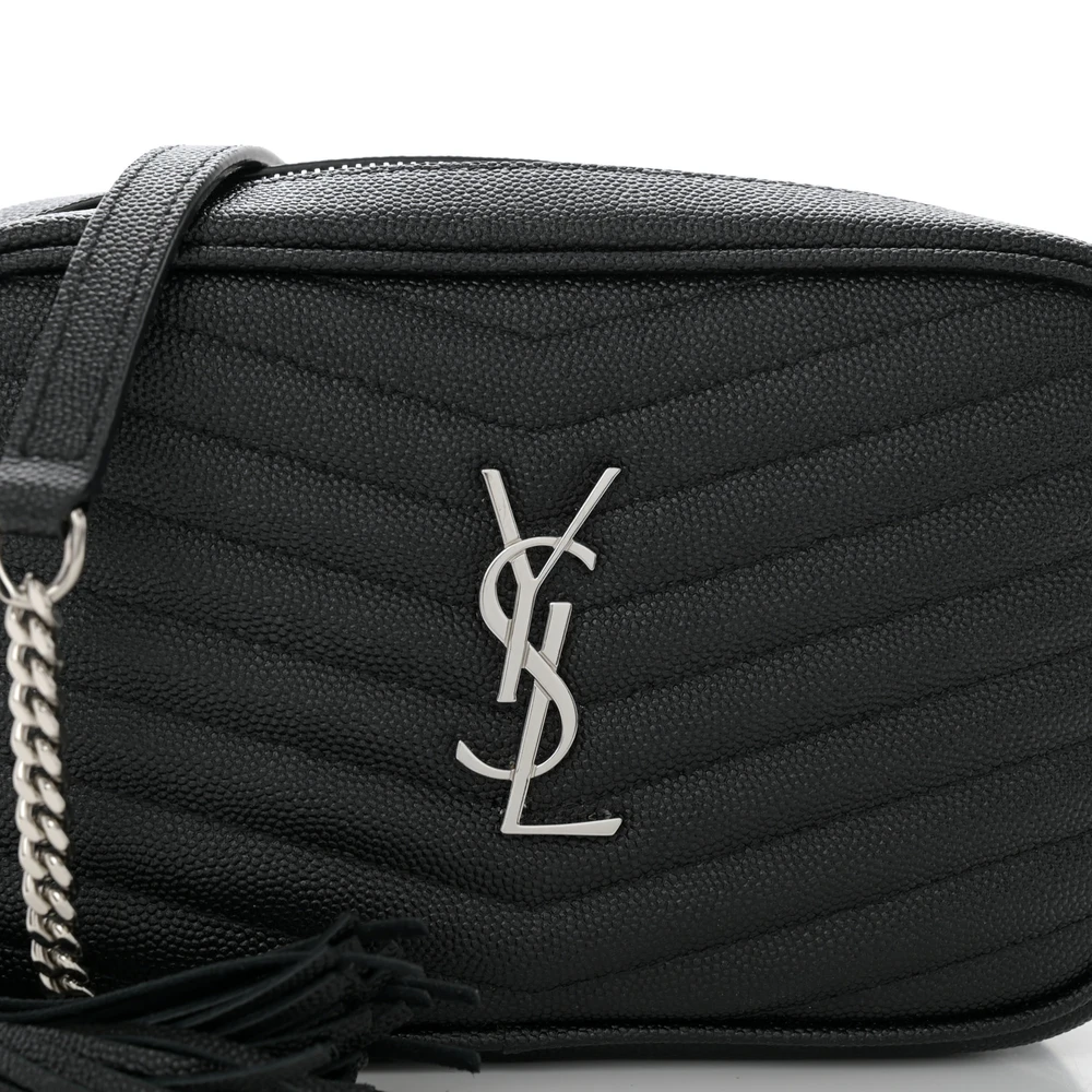 Saint Laurent Black Mini Lou Bag – Mirror Quality Replica Handbags - Image 8