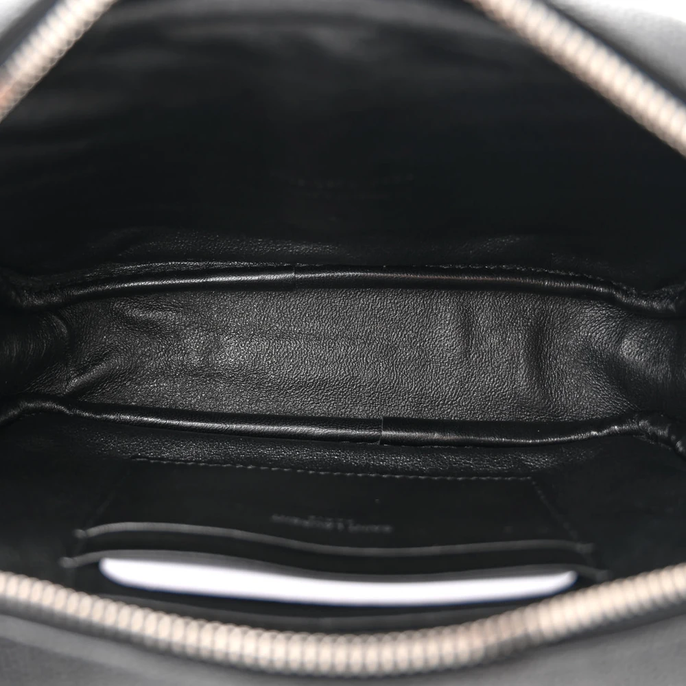 Superfake Saint Laurent Leather Mini Lou Bag with Silver Hardware - Image 7