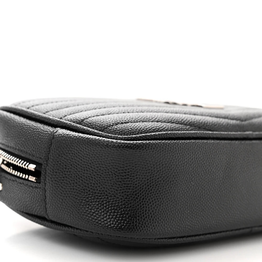 Superfake Saint Laurent Leather Mini Lou Bag with Silver Hardware - Image 4