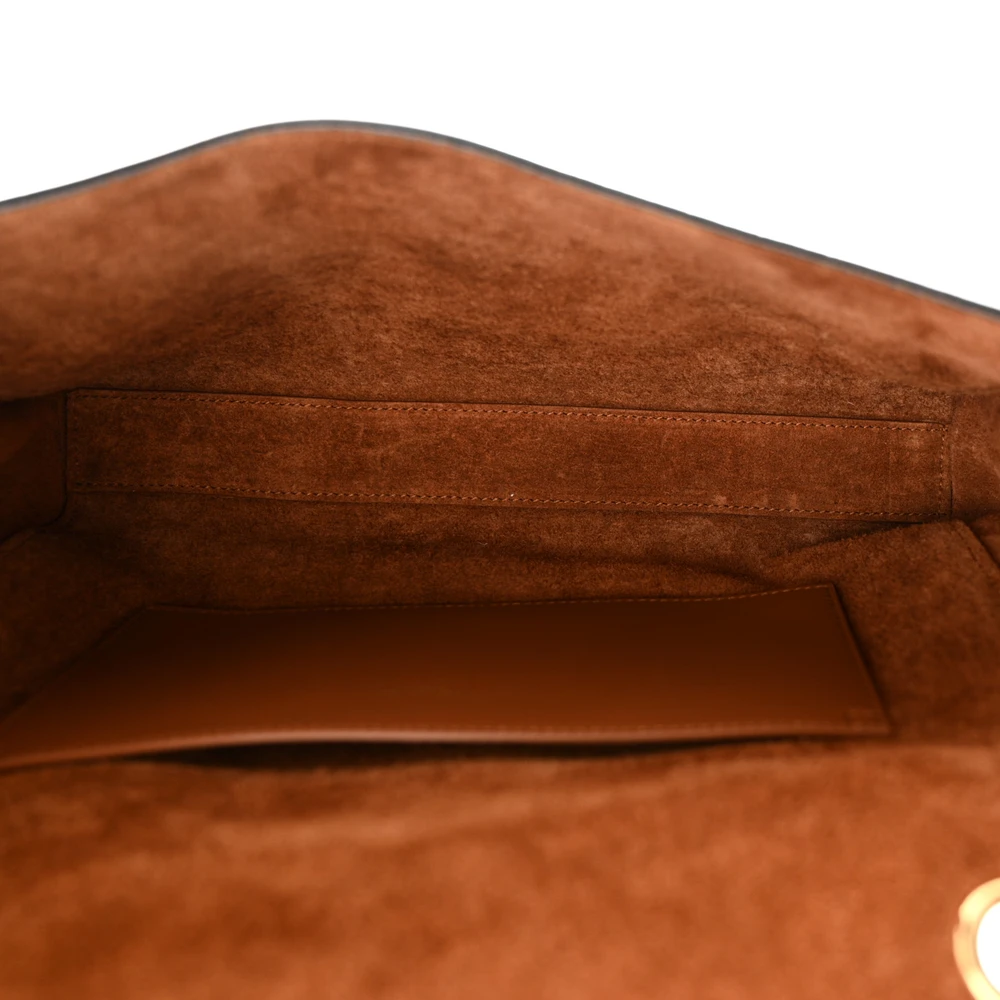 Black Saint Laurent Replica Satchel with Gold Hardware - Image 7