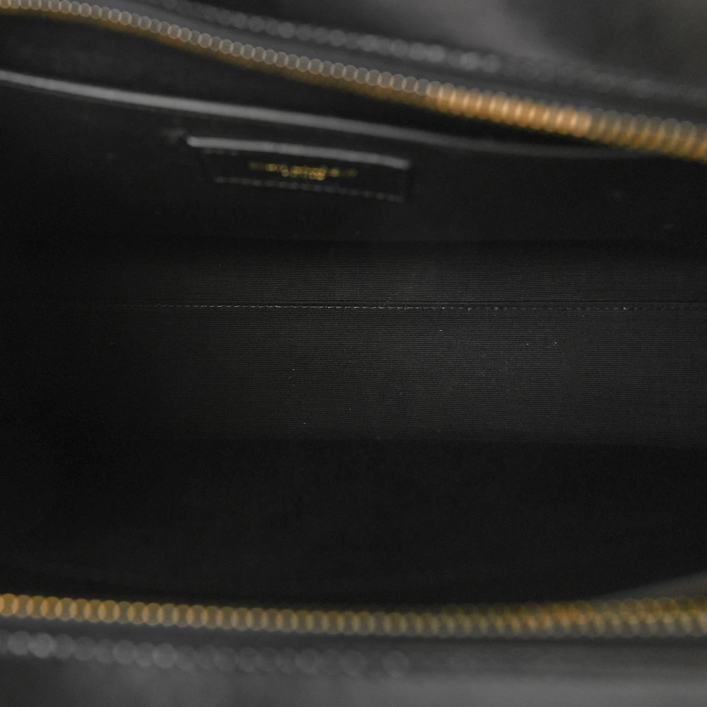 Saint Laurent Medium Uptown Tote Replicas in Shiny Calfskin Leather - Image 7