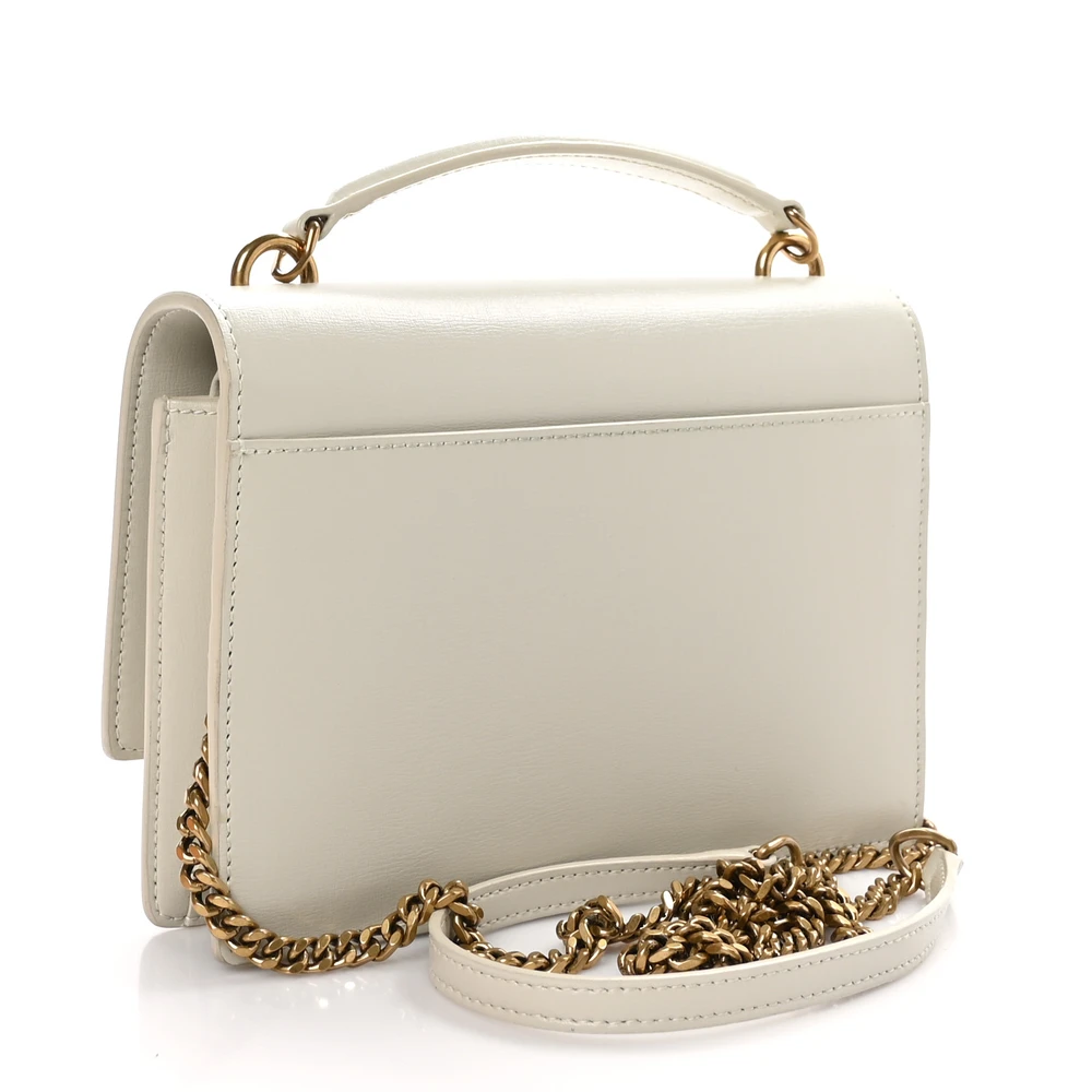 Superfake Saint Laurent Small Sunset Bag in Crema Soft Leather - Image 3