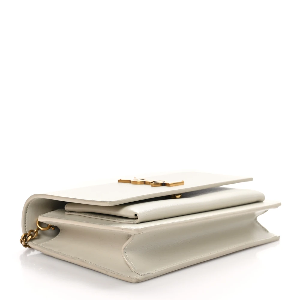 Superfake Saint Laurent Small Sunset Bag in Crema Soft Leather - Image 6