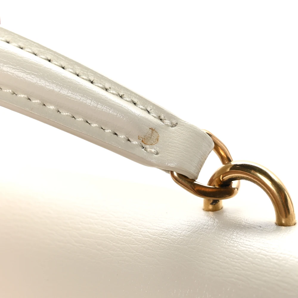 Superfake Saint Laurent Small Sunset Bag in Crema Soft Leather - Image 9