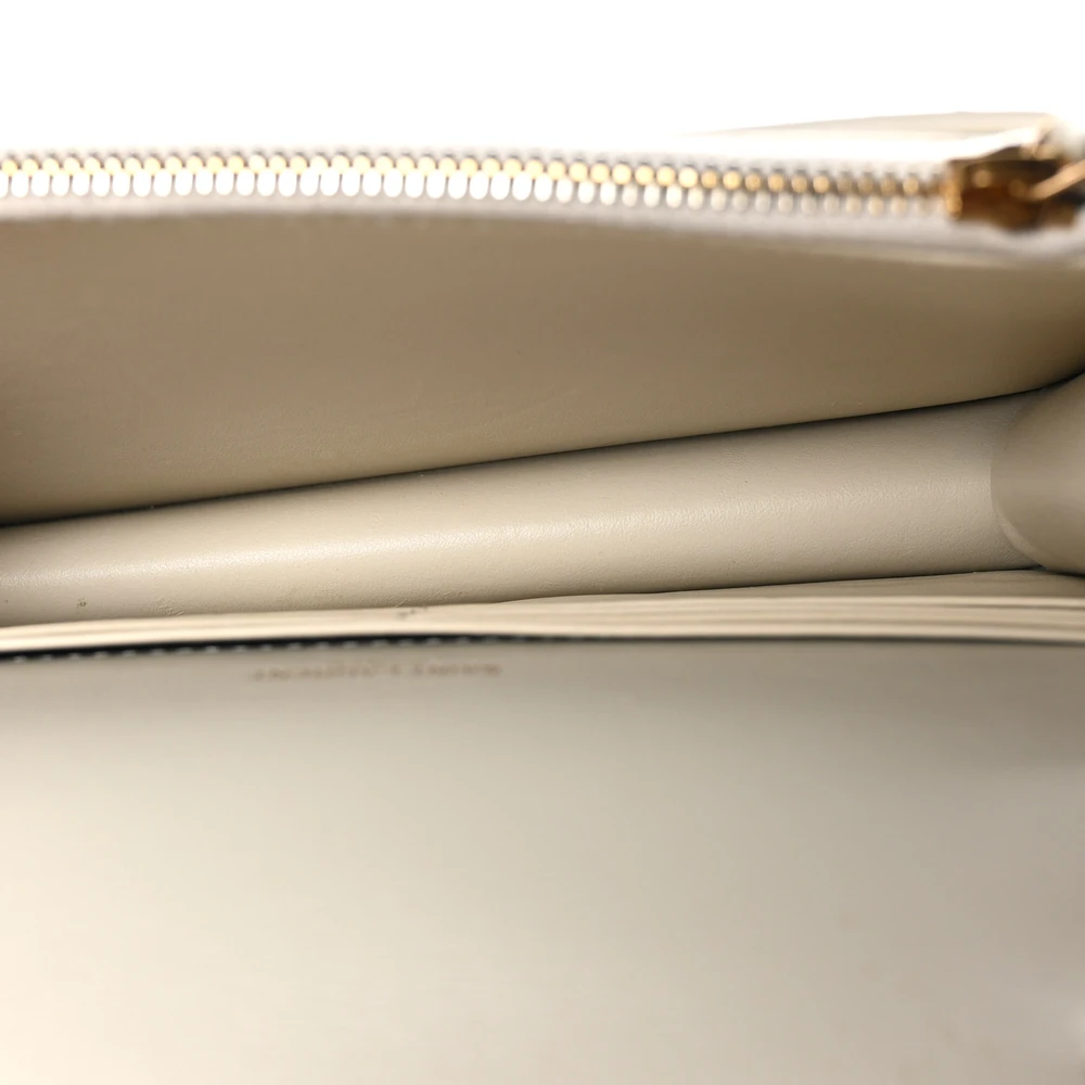 Superfake Saint Laurent Small Sunset Bag in Crema Soft Leather - Image 7