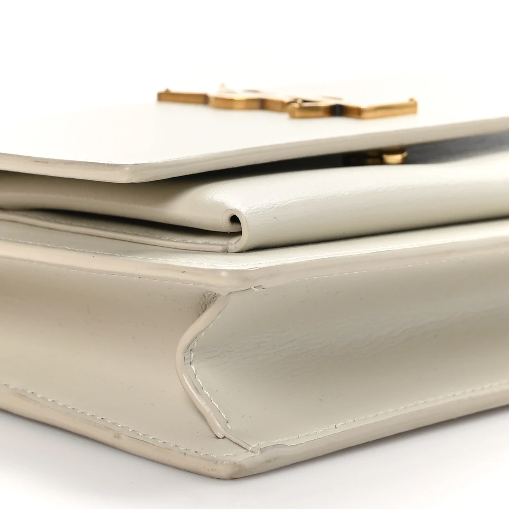 Superfake Saint Laurent Small Sunset Bag in Crema Soft Leather - Image 4