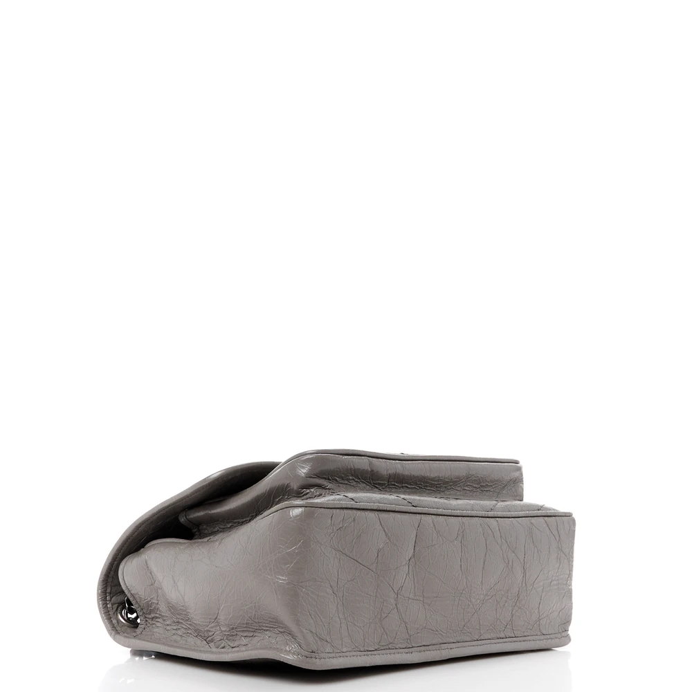 Superfake Saint Laurent Fog Crinkled Monogram Satchel - Image 6