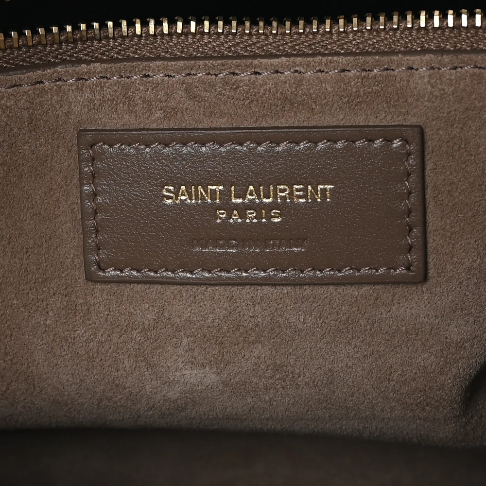 Saint Laurent Taupe Calfskin Replica with Aged Gold Hardware - Image 2