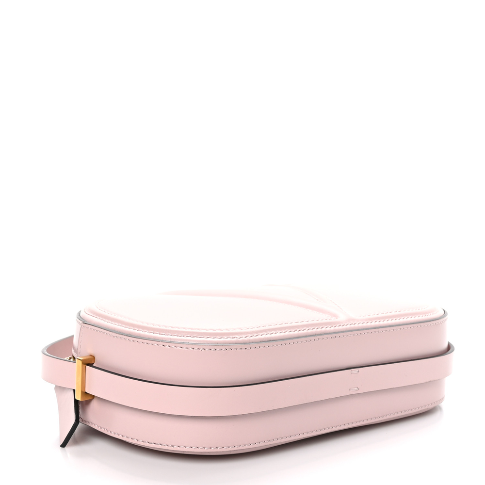 Valentino Garavani Rose Quartz Calfskin Leather Small VLogo Walk Crossbody Bag Gold Hardware Superfake - Image 5